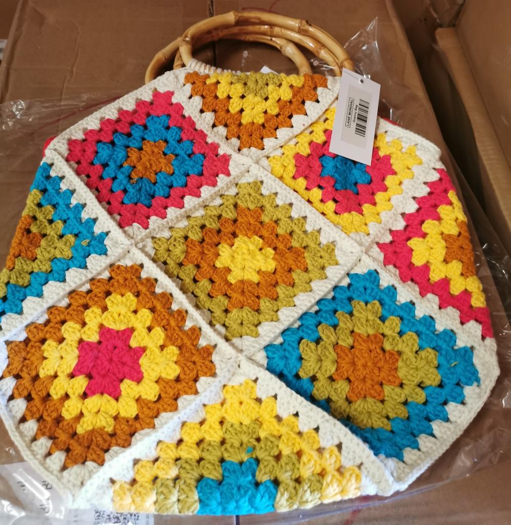 Kit de crochet para bolso de grannies maxi - Maroon Bag – The Lanners
