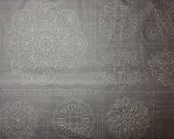 Panel SASHIKO mandala topo