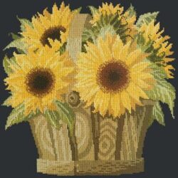 Elizabeth Bradley SUNFLOWER BASKET EB